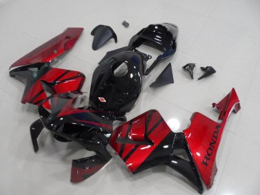 Preto Doce Vermelho Carenagem Moto Honda CBR 600RR 2003-2004