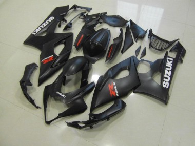 Preto Fosco & Branco Decalques Carenagem Moto Suzuki GSXR 1000 K5 2005-2006
