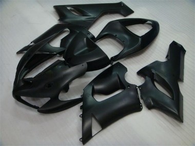 Preto Fosco Carenagem Moto Kawasaki ZX6R 2005-2006