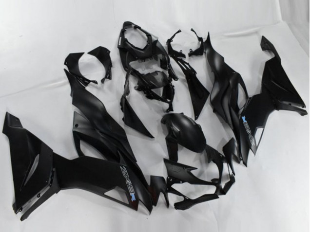 Preto Fosco Carenagem Moto Kawasaki ZX6R 2019-2023