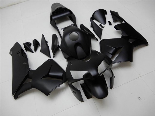 Preto Fosco Carroçaria Moto Honda CBR 600RR 2003-2004 Preto Fosco Carroçaria Moto Honda CBR 600RR 2003-2004