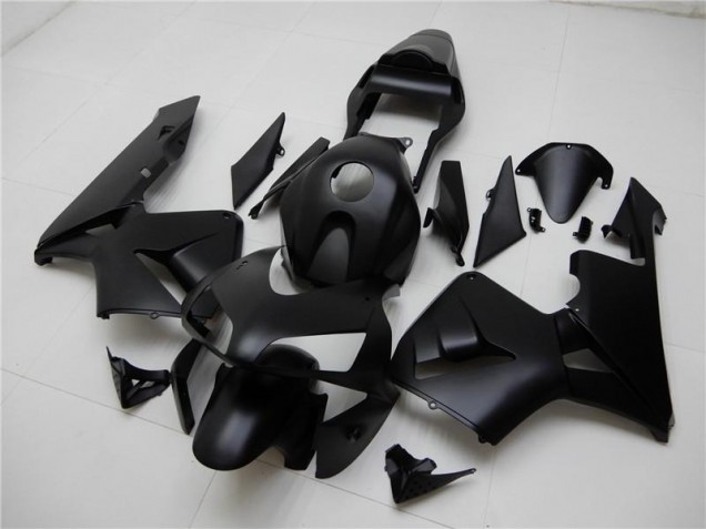 Preto Fosco Carroçaria Moto Honda CBR 600RR 2003-2004 Preto Fosco Carroçaria Moto Honda CBR 600RR 2003-2004
