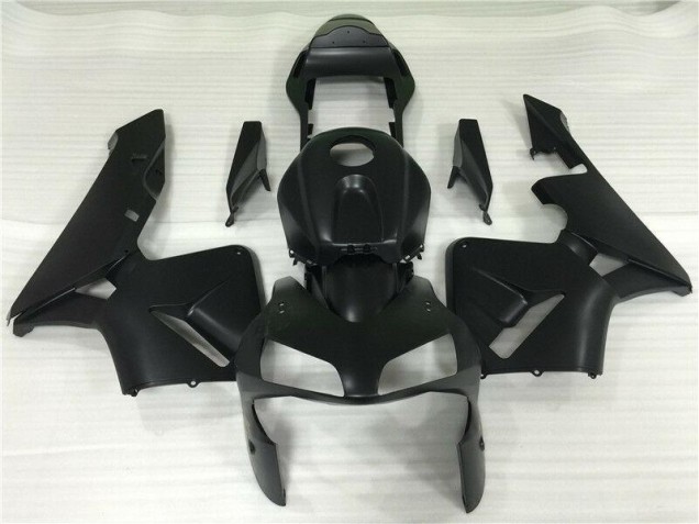 Preto Fosco Carroçaria Moto Honda CBR 600RR 2003-2004 Preto Fosco Carroçaria Moto Honda CBR 600RR 2003-2004