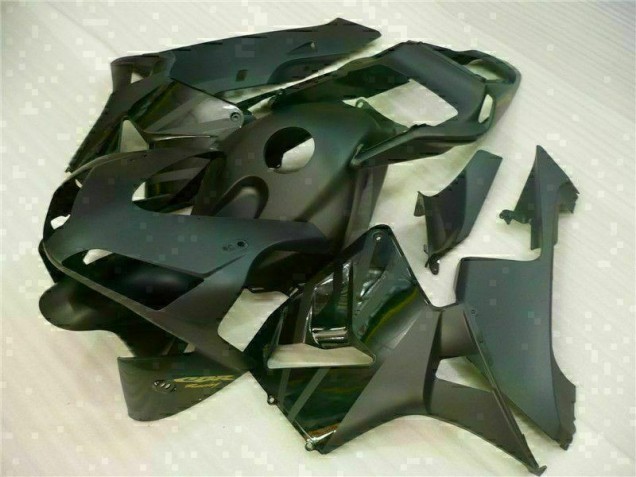 Preto Fosco Kit Carenagem Moto Honda CBR 600RR 2003-2004 Preto Fosco Kit Carenagem Moto Honda CBR 600RR 2003-2004