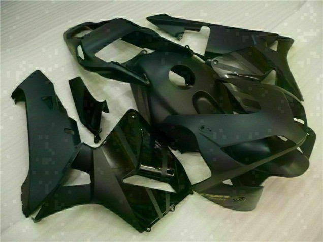 Preto Fosco Kit Carenagem Moto Honda CBR 600RR 2003-2004 Preto Fosco Kit Carenagem Moto Honda CBR 600RR 2003-2004