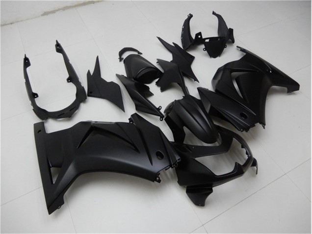 Preto Fosco Kit Completo Carenagem Moto Kawasaki EX250 2008-2012 Preto Fosco Kit Completo Carenagem Moto Kawasaki EX250 2008-2012