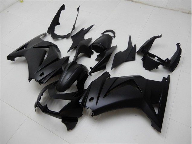 Preto Fosco Kit Completo Carenagem Moto Kawasaki EX250 2008-2012 Preto Fosco Kit Completo Carenagem Moto Kawasaki EX250 2008-2012