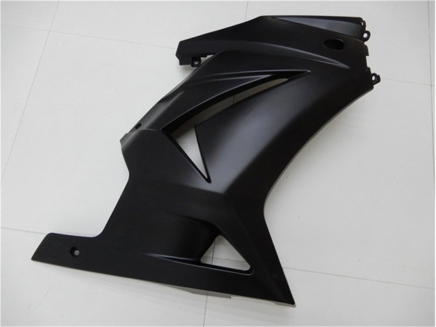 Preto Fosco Kit Completo Carenagem Moto Kawasaki EX250 2008-2012 Preto Fosco Kit Completo Carenagem Moto Kawasaki EX250 2008-2012
