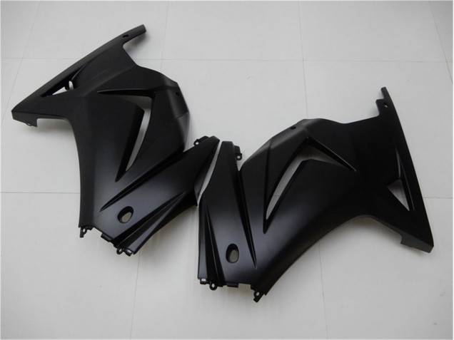 Preto Fosco Kit Completo Carenagem Moto Kawasaki EX250 2008-2012 Preto Fosco Kit Completo Carenagem Moto Kawasaki EX250 2008-2012