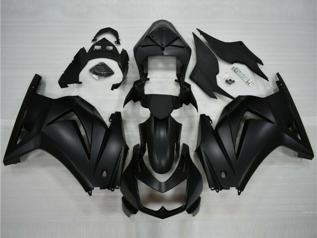 Preto Fosco Kit Completo Carenagem Moto Kawasaki EX250 2008-2012 Preto Fosco Kit Completo Carenagem Moto Kawasaki EX250 2008-2012