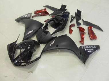 Preto Fosco Moto Plástico Yamaha R1 2012-2014