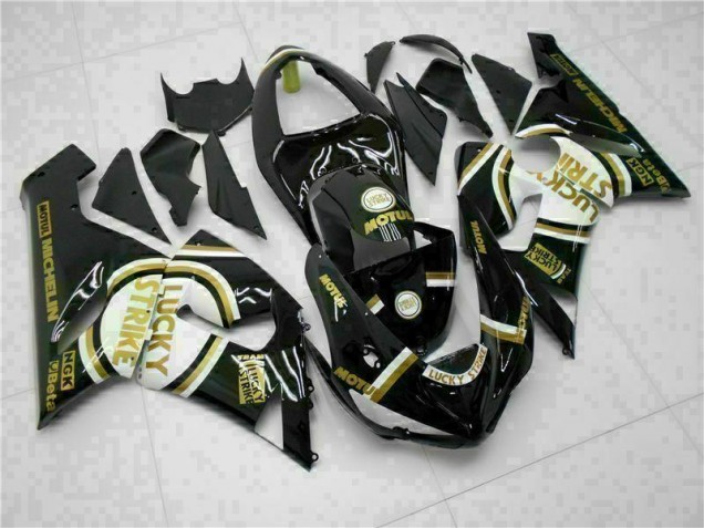 Preto Kit Carenagem Moto Kawasaki ZX6R 2005-2006 Preto Kit Carenagem Moto Kawasaki ZX6R 2005-2006
