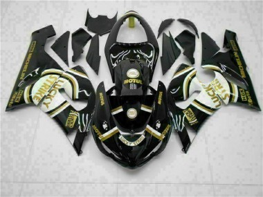 Preto Kit Carenagem Moto Kawasaki ZX6R 2005-2006