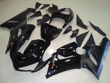 Preto Kit Carenagem Moto Kawasaki ZX6R 2005-2006