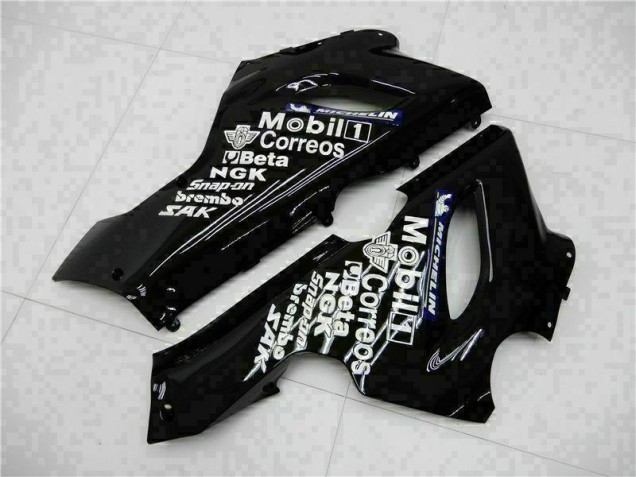 Preto Kit Completo Carenagem Moto Kawasaki ZX6R 2005-2006 Preto Kit Completo Carenagem Moto Kawasaki ZX6R 2005-2006
