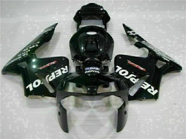 Preto Moto Plástico Honda CBR 600RR 2003-2004