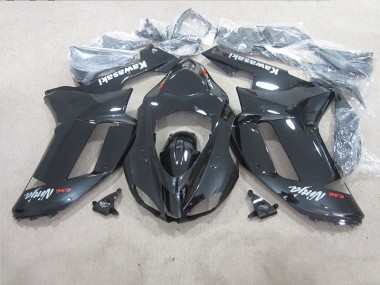 Preto Ninja 636 Carenagem Moto Kawasaki ZX6R 2007-2008