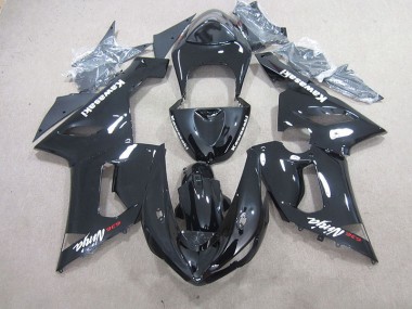 Preto Ninja 636 Moto Plásticos Kawasaki ZX6R 2005-2006