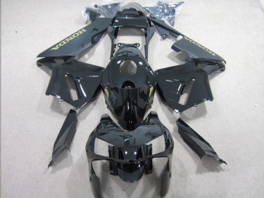Preto Ouro Decalque Abs Kit Carenagem & Plásticos Moto Honda CBR 600RR 2003-2004
