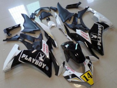 Preto Playboy 14 Carenagem Moto Honda NSR 250 MC28 P4 1994-1996