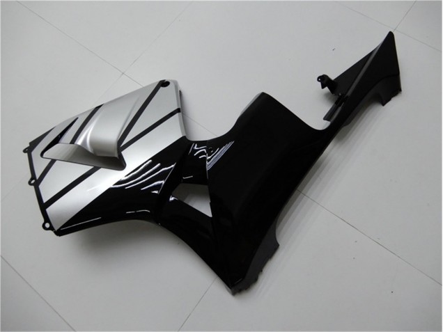 Preto Prata Carenagem Moto Honda CBR 600RR 2003-2004 Preto Prata Carenagem Moto Honda CBR 600RR 2003-2004