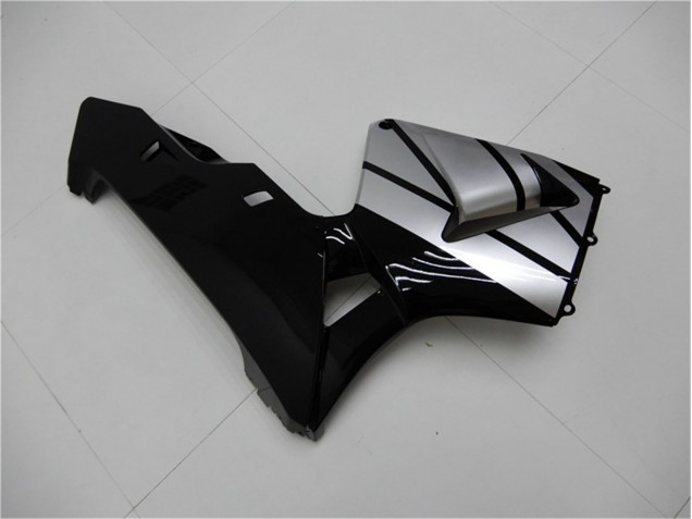 Preto Prata Carenagem Moto Honda CBR 600RR 2003-2004 Preto Prata Carenagem Moto Honda CBR 600RR 2003-2004