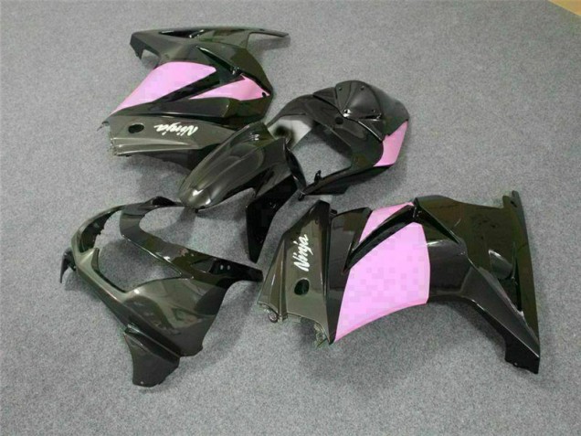 Preto Rosa Ninja Carenagem Moto Kawasaki EX250 2008-2012 Preto Rosa Ninja Carenagem Moto Kawasaki EX250 2008-2012