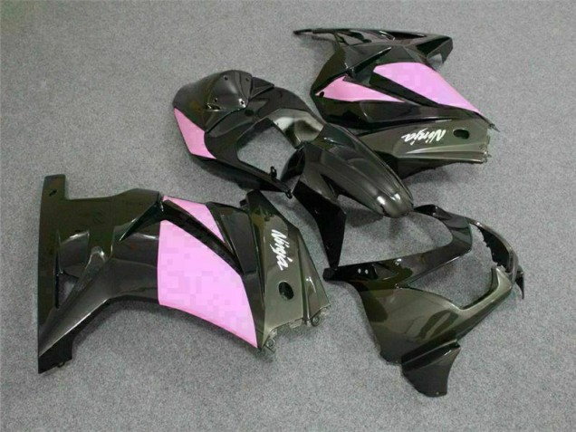 Preto Rosa Ninja Carenagem Moto Kawasaki EX250 2008-2012 Preto Rosa Ninja Carenagem Moto Kawasaki EX250 2008-2012