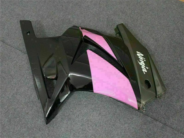 Preto Rosa Ninja Carenagem Moto Kawasaki EX250 2008-2012 Preto Rosa Ninja Carenagem Moto Kawasaki EX250 2008-2012