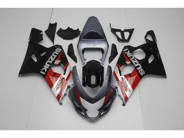 Preto Vermelho Carenagem Moto Suzuki GSXR 750 K4 2004-2005