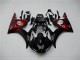 Preto Vermelho Carenagem Moto Yamaha R6 2003-2005 Preto Vermelho Carenagem Moto Yamaha R6 2003-2005