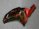 Preto Vermelho Chama Kit Carenagem Moto Kawasaki ZX6R 2007-2008 Preto Vermelho Chama Kit Carenagem Moto Kawasaki ZX6R 2007-2008