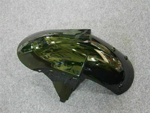 Preto Vermelho Chama Kit Carenagem Moto Kawasaki ZX6R 2007-2008 Preto Vermelho Chama Kit Carenagem Moto Kawasaki ZX6R 2007-2008