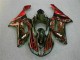Preto Vermelho Chama Kit Carenagem Moto Kawasaki ZX6R 2007-2008 Preto Vermelho Chama Kit Carenagem Moto Kawasaki ZX6R 2007-2008
