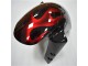 Preto Vermelho Chama Moto Plástico Yamaha R6 2003-2005 Preto Vermelho Chama Moto Plástico Yamaha R6 2003-2005