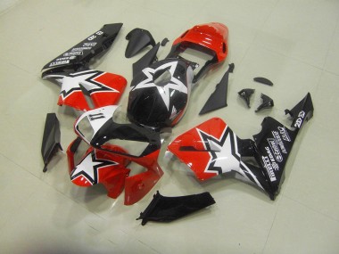 Preto Vermelho Moto Plástico Honda CBR 600RR 2003-2004
