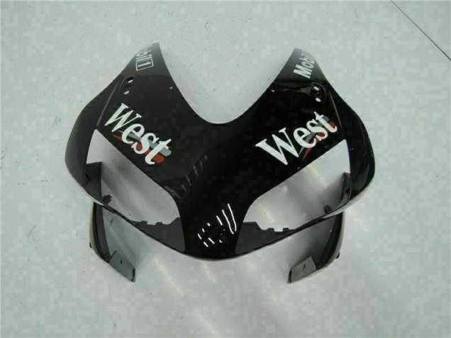 Preto West Carenagem Moto Honda CBR 600RR 2003-2004 Preto West Carenagem Moto Honda CBR 600RR 2003-2004
