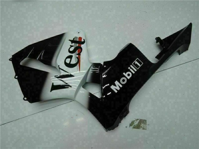 Preto West Carenagem Moto Honda CBR 600RR 2003-2004 Preto West Carenagem Moto Honda CBR 600RR 2003-2004