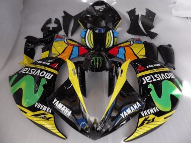 Rossi Movistar Carenagem Moto Yamaha R1 2015-2019