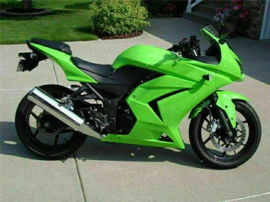 Verde Abs Kits Completos Carenagem Moto Kawasaki EX250 2008-2012