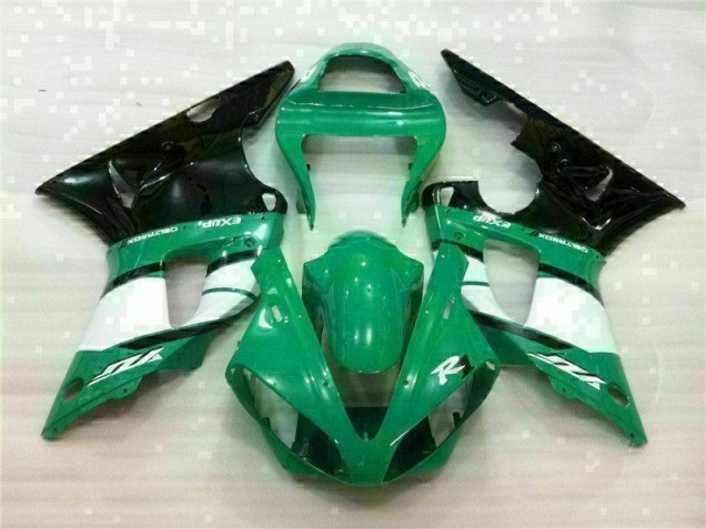 Verde Abs Kits Completos Carenagem Moto Yamaha R1 2000-2001 Verde Abs Kits Completos Carenagem Moto Yamaha R1 2000-2001