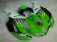 Verde Branco Ninja Carenagem Moto Kawasaki ZX6R 2007-2008 Verde Branco Ninja Carenagem Moto Kawasaki ZX6R 2007-2008
