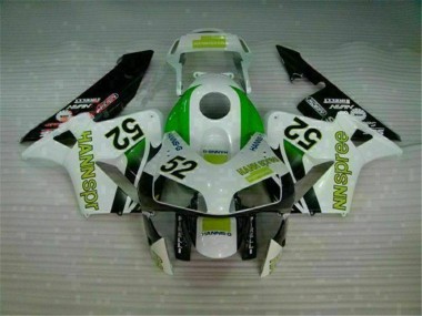 Verde Branco Preto Carenagem Moto Honda CBR 600RR 2003-2004