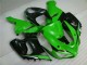 Verde Branco Preto Carenagem Moto Kawasaki ZX6R 2005-2006 Verde Branco Preto Carenagem Moto Kawasaki ZX6R 2005-2006
