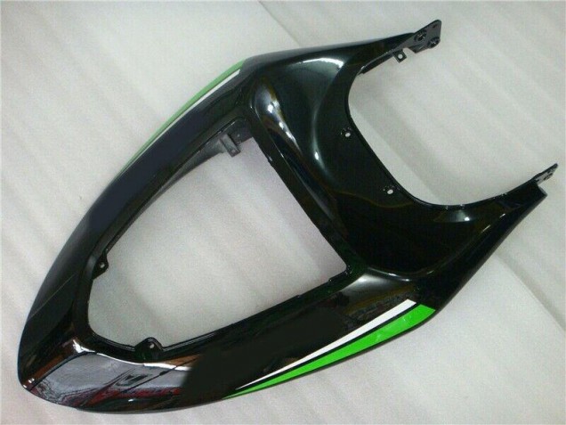Verde Branco Preto Carenagem Moto Kawasaki ZX6R 2005-2006 Verde Branco Preto Carenagem Moto Kawasaki ZX6R 2005-2006