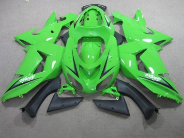 Verde Carenagem Moto Kawasaki ZX6R 2013-2018