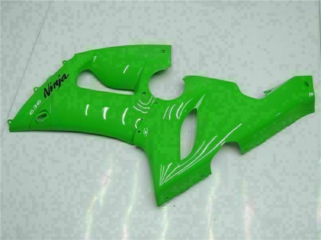Verde Kit Carenagem Moto Kawasaki ZX6R 2005-2006 Verde Kit Carenagem Moto Kawasaki ZX6R 2005-2006