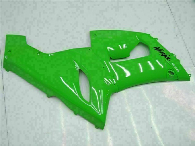 Verde Kit Carenagem Moto Kawasaki ZX6R 2005-2006 Verde Kit Carenagem Moto Kawasaki ZX6R 2005-2006