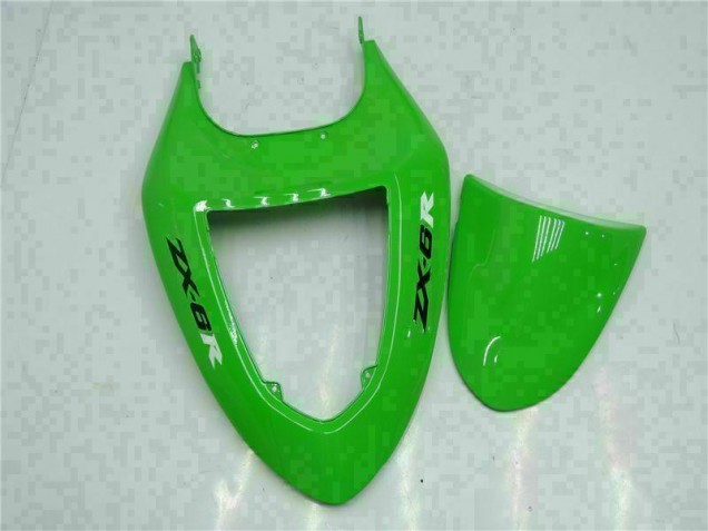 Verde Kit Carenagem Moto Kawasaki ZX6R 2005-2006 Verde Kit Carenagem Moto Kawasaki ZX6R 2005-2006
