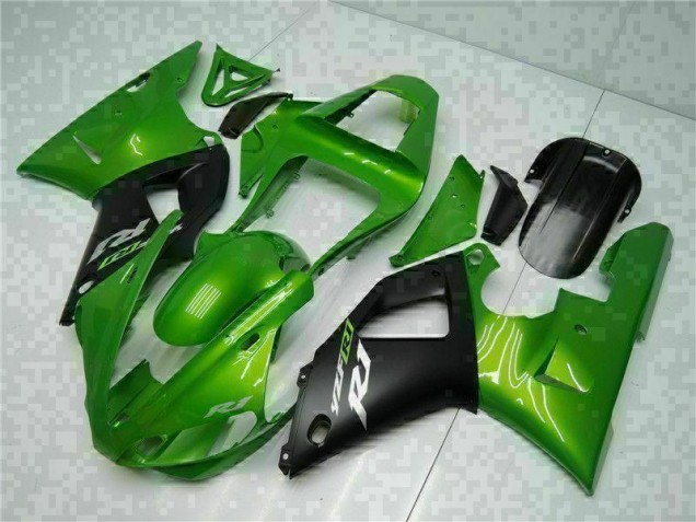 Verde Kit Carenagem Moto Yamaha R1 2000-2001 Verde Kit Carenagem Moto Yamaha R1 2000-2001